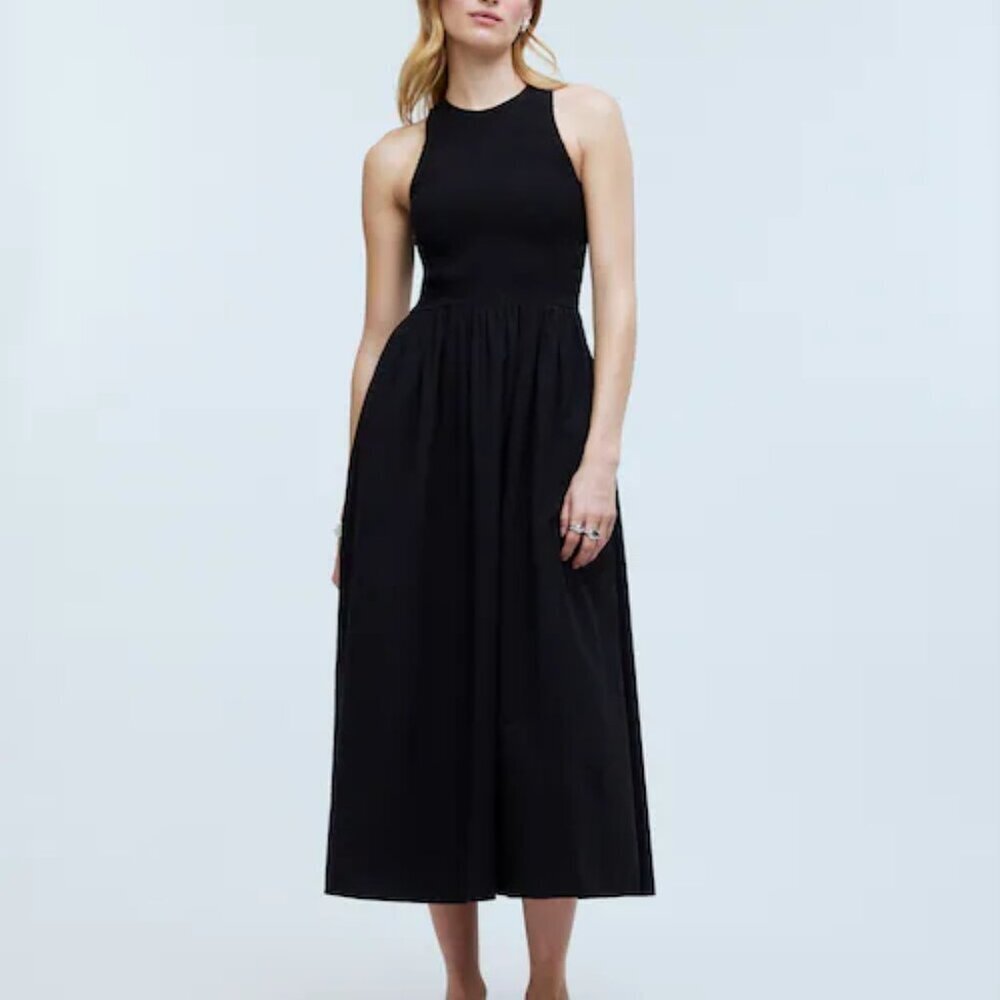Madewell The Melody Smocked Midi Dress NWT Size XS